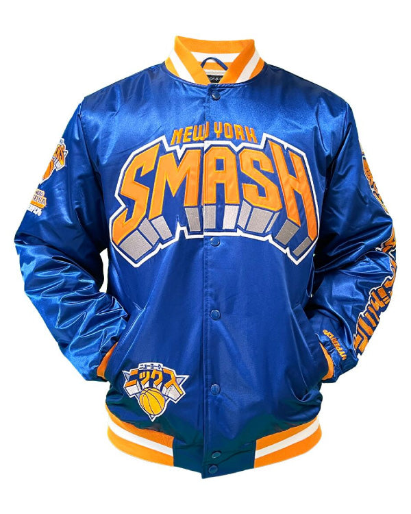 My Hero Academia NBA New York Knicks Satin Jacket