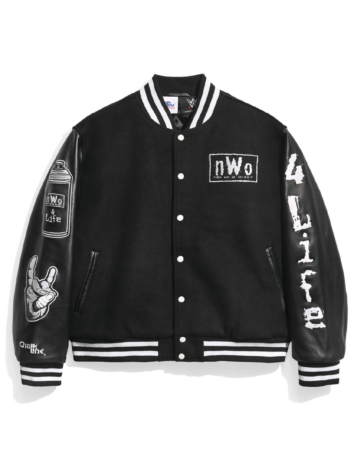 NWO Black Varsity Jacket