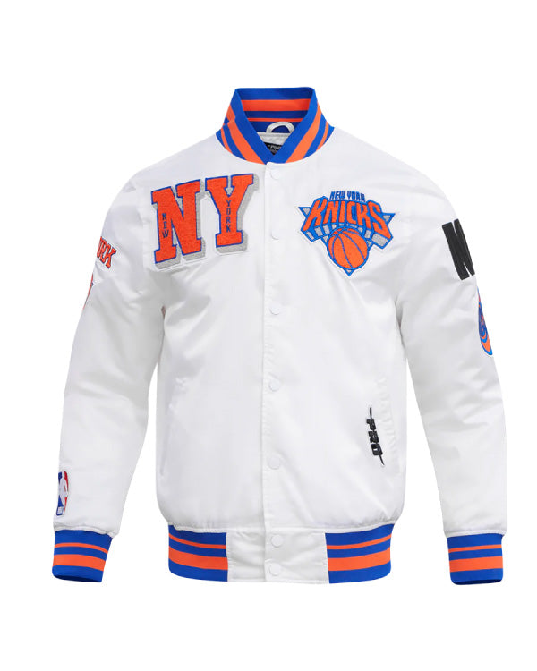 NBA New York Knicks Mashup Men's Rib Satin Jacket