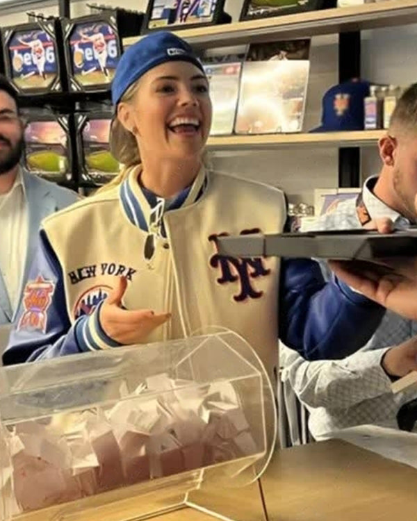 New York Mets Kate Upton Varsity Jacket