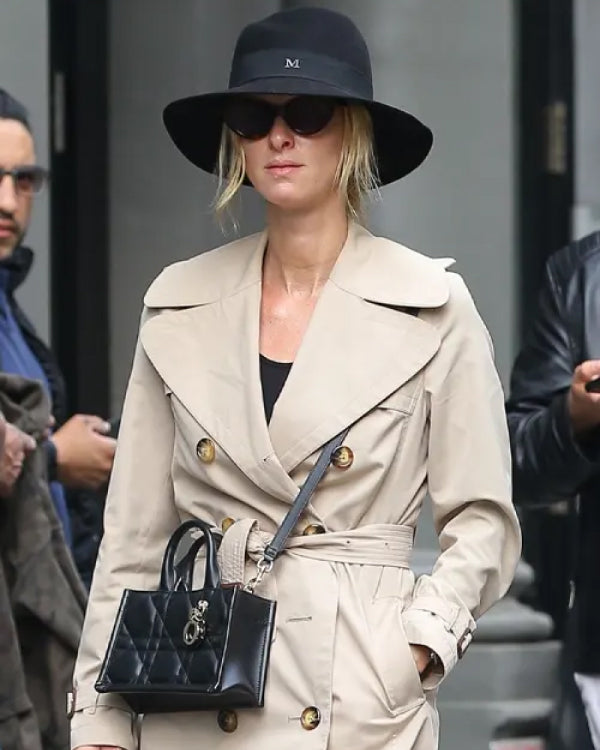 Nicky Hilton NYC Beige Trench Coat