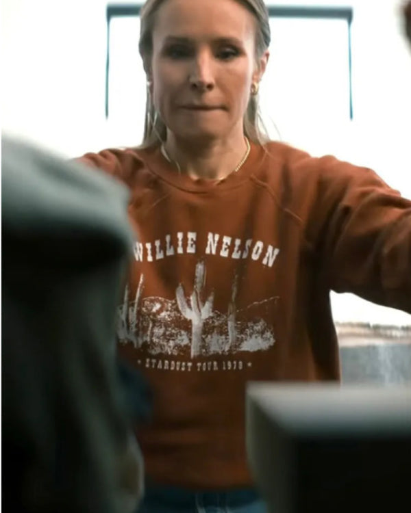 Nobody Wants This 2024 Kristen Bell Orange Sweatshirt