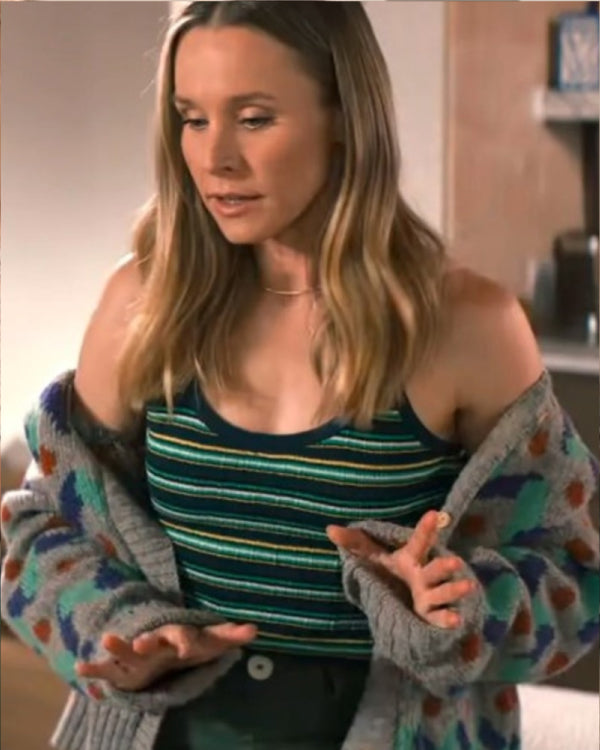 Nobody Wants This 2024 Kristen Bell Printed Cardigan