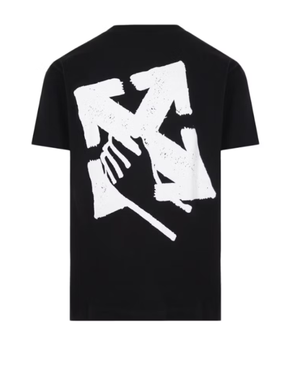 Off-White Hand Arrow Slim T-Shirt Black/White