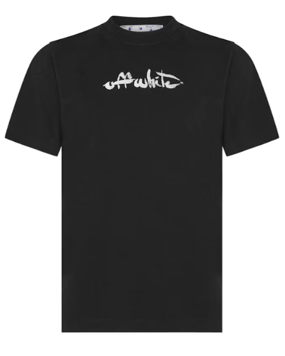 Off-White Paint Arrow Slim S/S T-Shirt Black/White