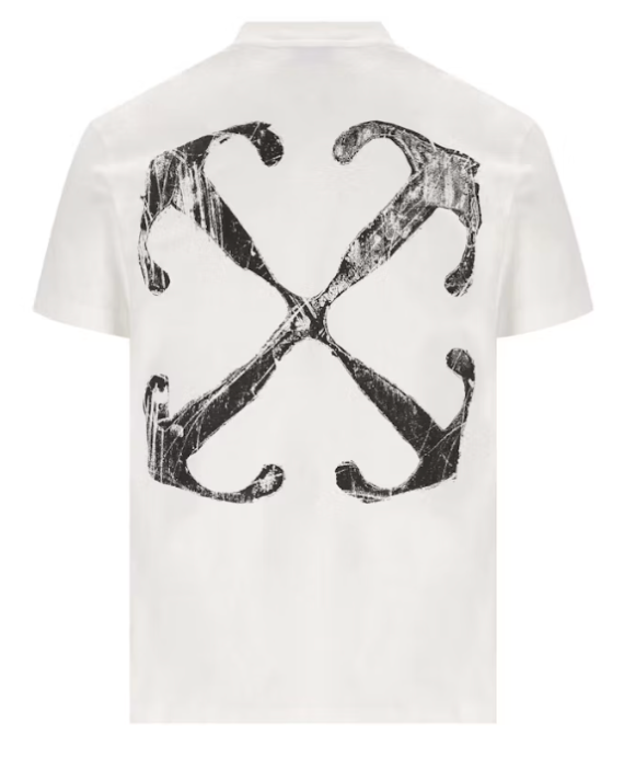 Off-White Scratch Arrow T-Shirt White