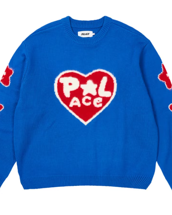 Palace Cosy Knit (FW24) Blue Berry