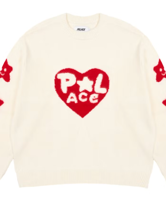 Palace Cosy Knit (FW24) Soft White