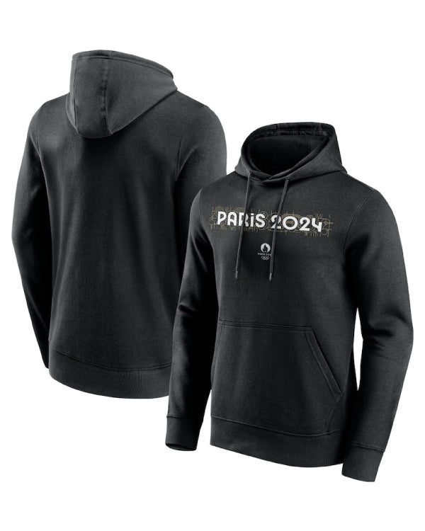 Paris 2024 Olympic Black Hoodie