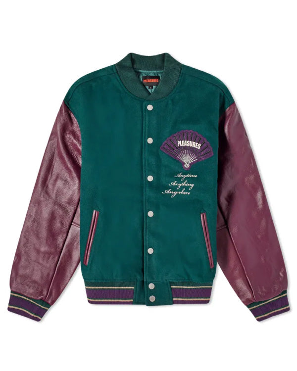 Pleasures Fan Varsity Jacket