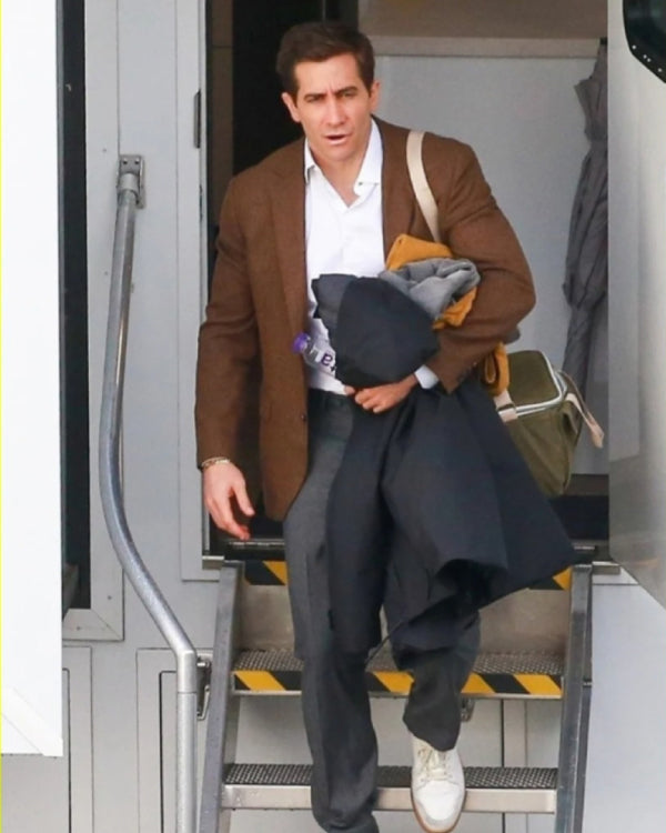 Presumed Innocent 2024 Jake Gyllenhaal Brown Coat