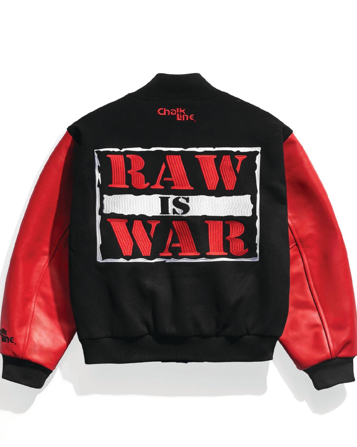 Raw Is War Retro Varsity Jacket