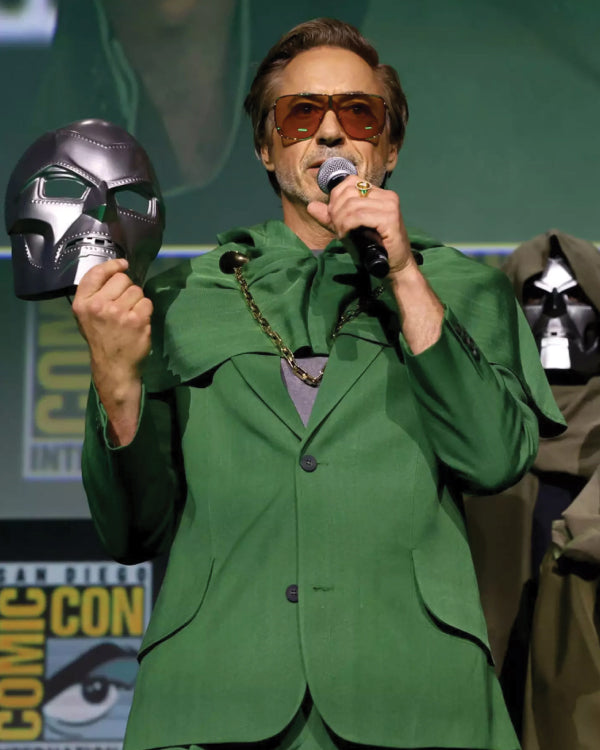 Robert Downey Jr Green Blazer