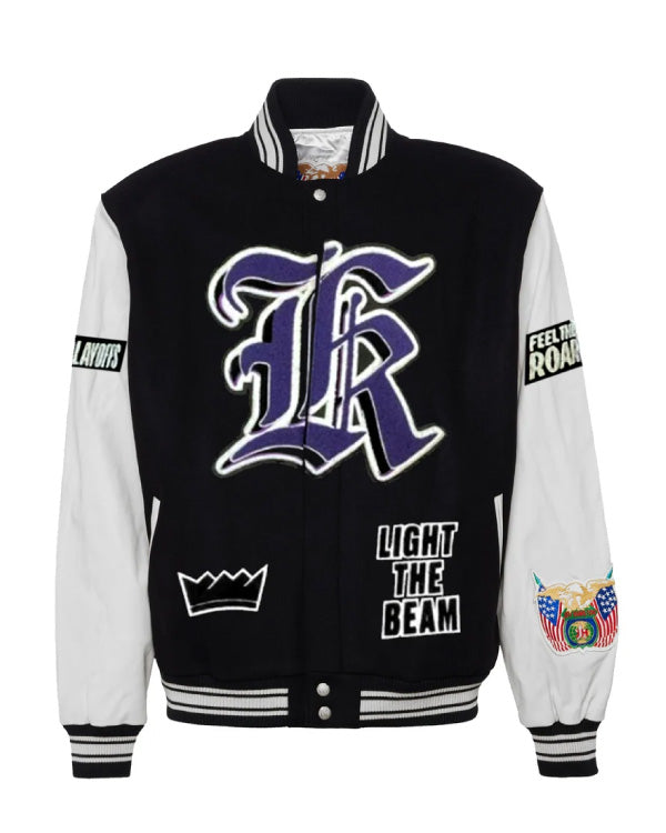 Sacramento Kings Wool & Leather Jacket