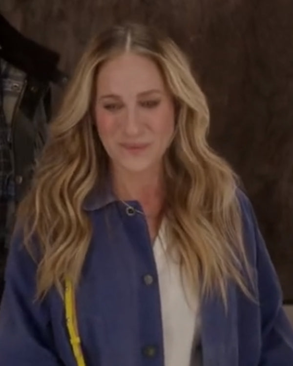 And Just Like That S02 Carrie Bradshaw Blue Shirt