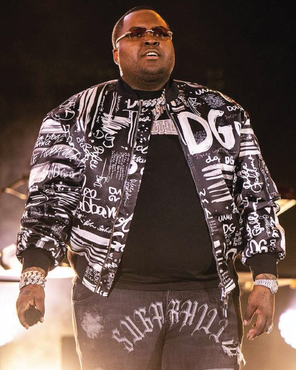 Sean kingston 2024 Black Jacket