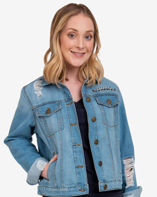 Seattle Seahawks Womens Denim Days Jacket