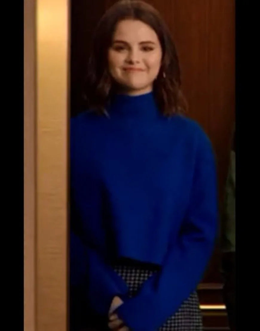 Selena Gomez Only Murders in the Building S02 Blue Sweater