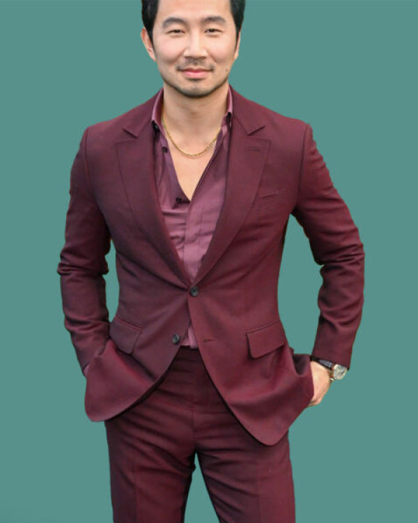 Simu Liu People’s Choice Award Maroon Suit