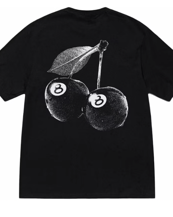 Stussy Cherries Tee Black