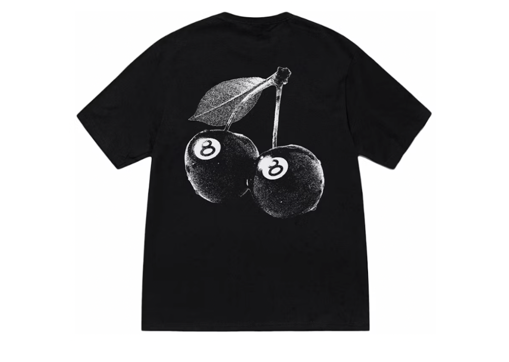 Stussy Cherries Tee Black