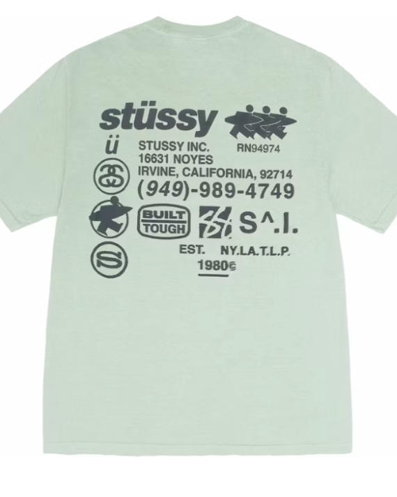 Stussy DNA Pigment Dyed Tee Granite