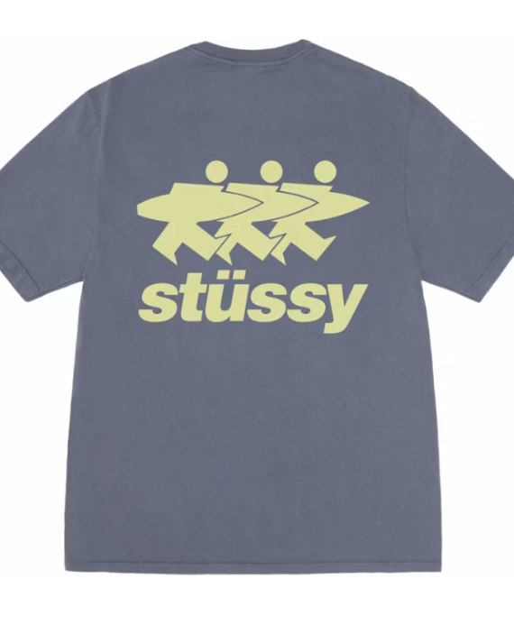 Stussy Surfwalk Pigment Dyed Tee Indigo