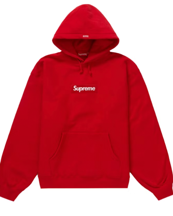 Supreme Box Logo Hooded Sweatshirt (FW23) Red