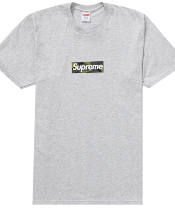 Supreme Box Logo Tee (FW23) Ash Grey