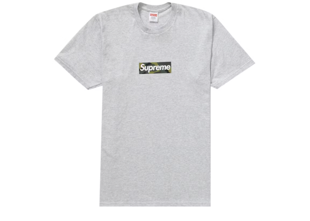 Supreme Box Logo Tee (FW23) Ash Grey