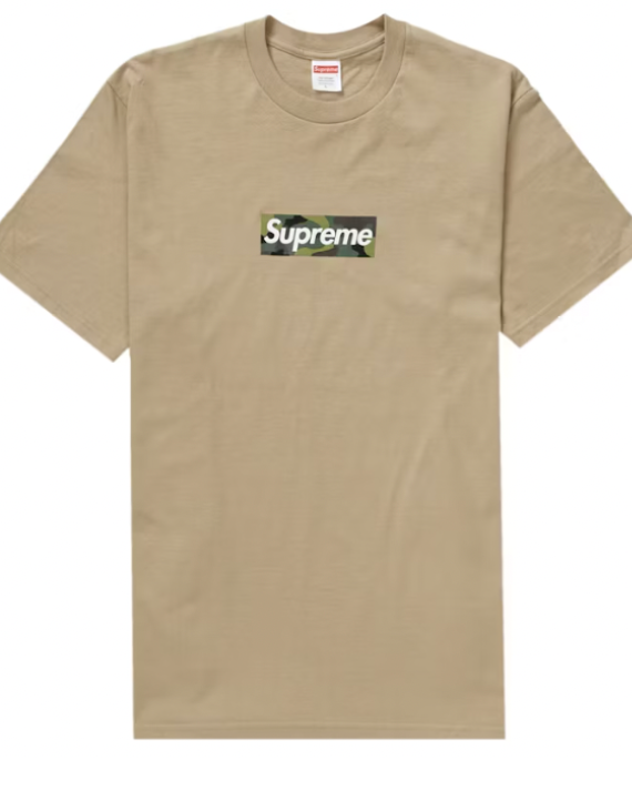 Supreme Box Logo Tee (FW23) Khaki