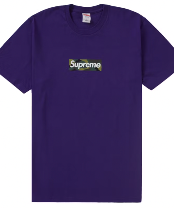 Supreme Box Logo Tee (FW23) Purple