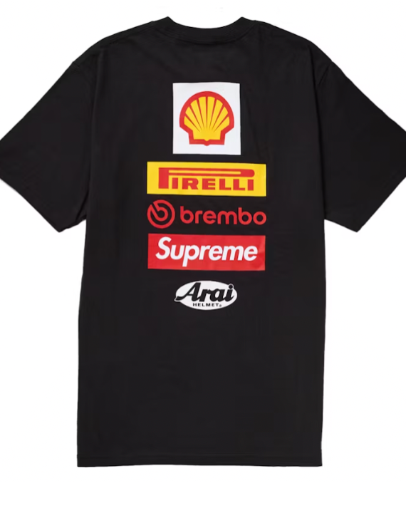 Supreme Ducati Logo Tee Black