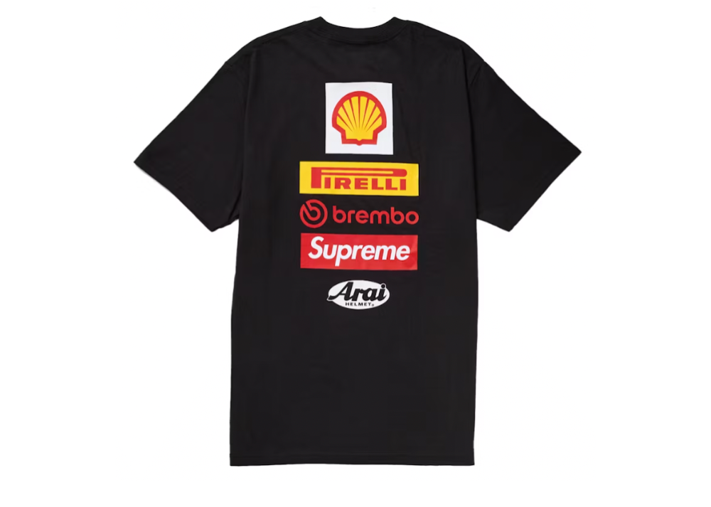 Supreme Ducati Logo Tee Black