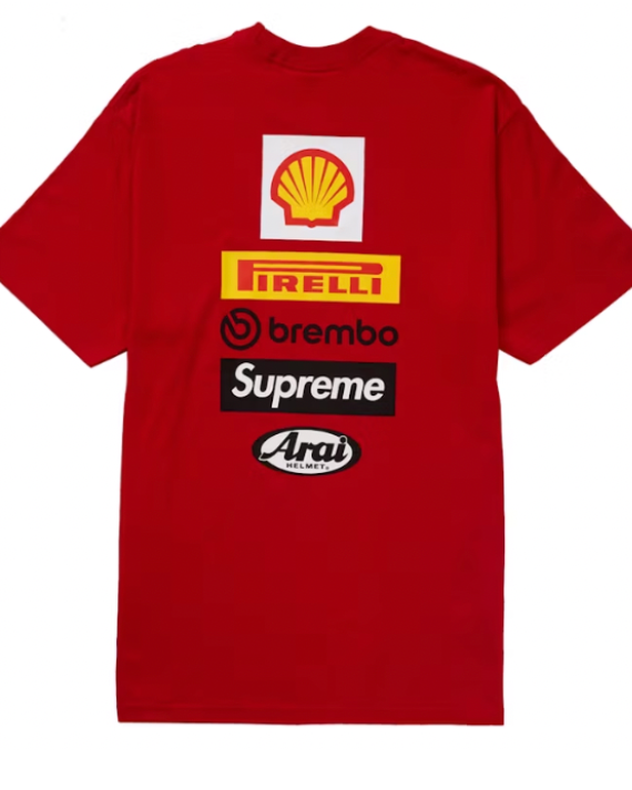 Supreme Ducati Logo Tee Red