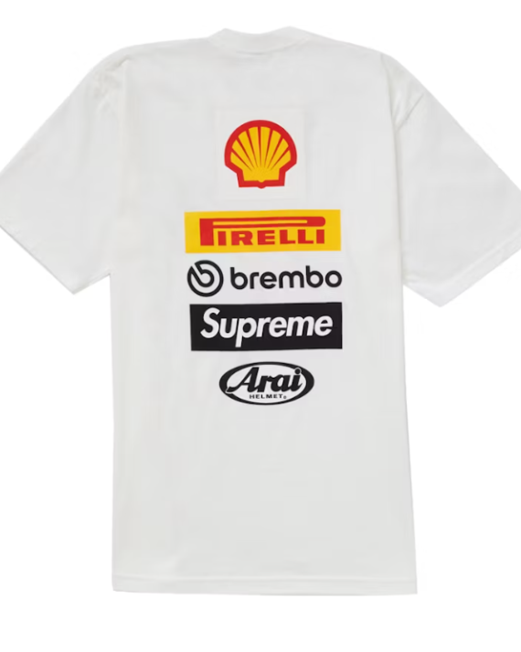 Supreme Ducati Logo Tee White