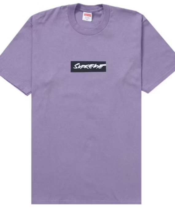 Supreme Futura Box Logo Tee Dusty Purple