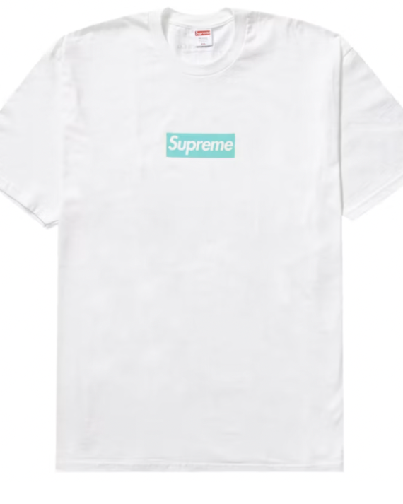 Supreme Tiffany & Co. Box Logo Tee White