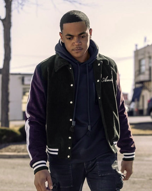 Tariq St. Patrick Power Book II Ghost S04 Varsity Jacket