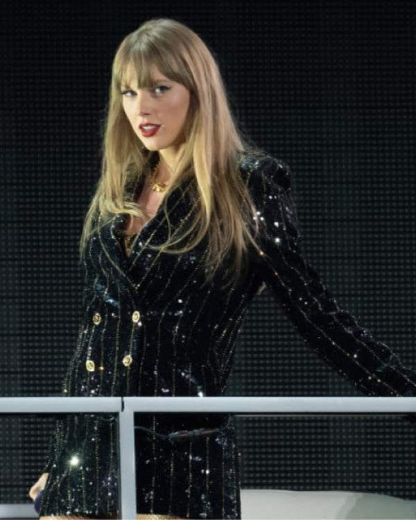 Taylor Swift Eras Tour 2023 Black Coat