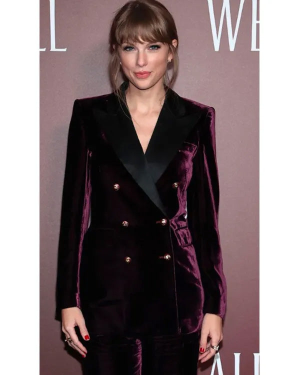 Taylor Swift Velvet Purple Blazer