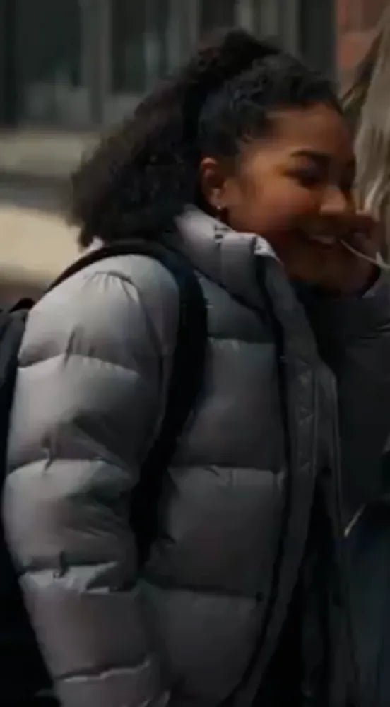 Laya DeLeon Hayes The Equalizer 2021 Puffer Jacket