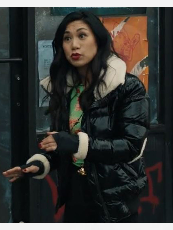 The Equalizer S03 Liza Lapira Black Puffer Jacket