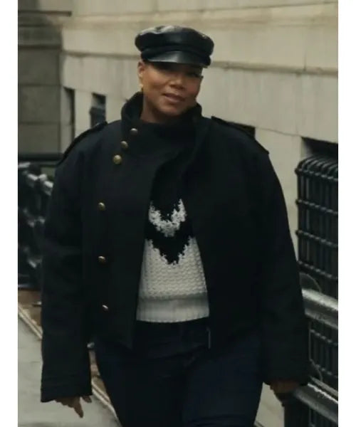 The Equalizer Queen Latifah Button Up Jacket