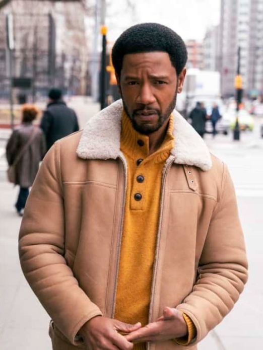 The Equalizer S03 Tory Kittles Shearling Jacket