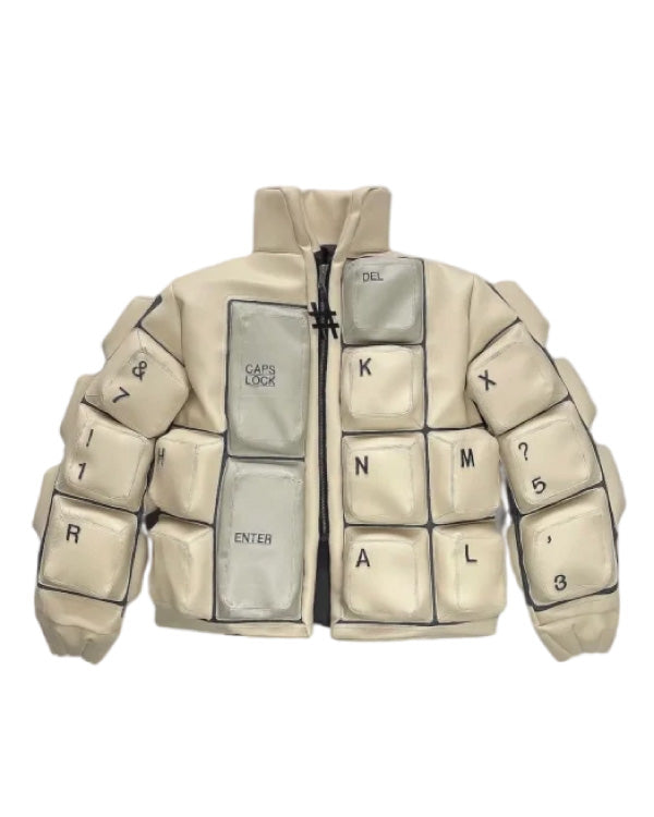 The Keyboard Quilted Puffer Jacket