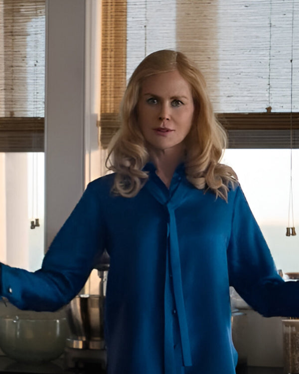 The Perfect Couple Nicole Kidman Blue Shirt