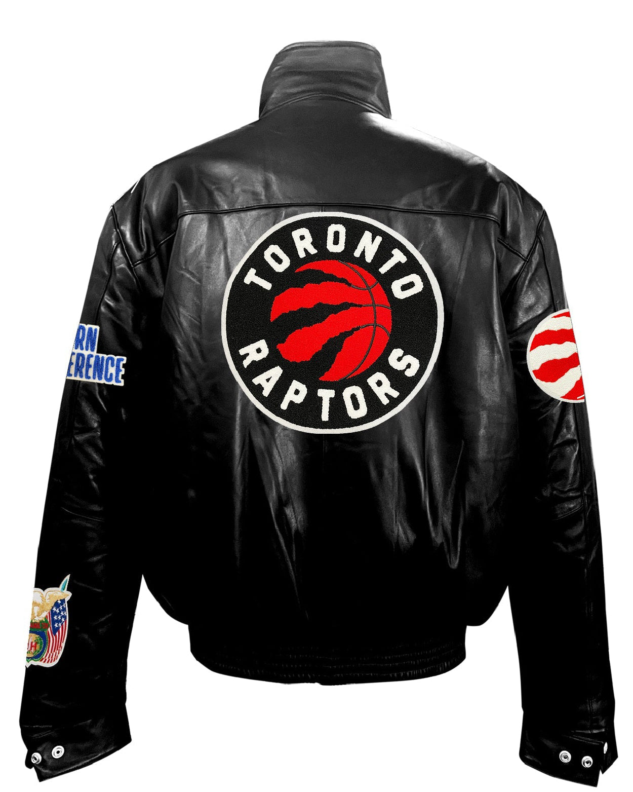 Toronto Raptors Full Black Leather Jacket