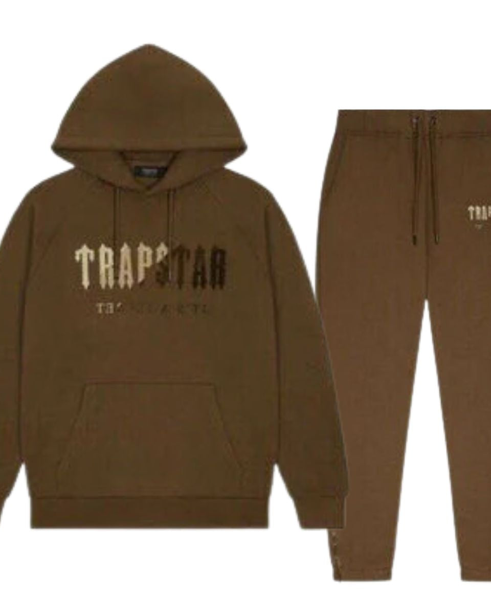 Trapstar Chenille Decoded Tracksuit Brown