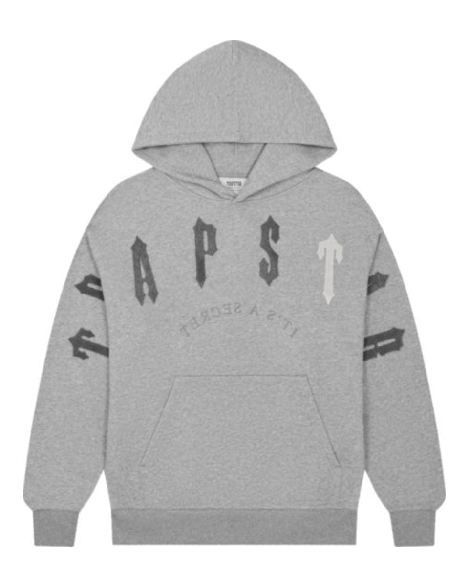 Trapstar Irongate Arch Chenille 2.0 Hoodie - Grey